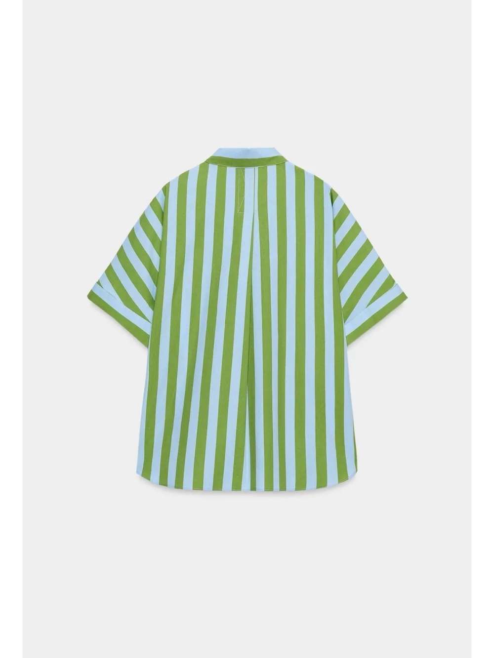 Zara Oversized Striped Shirt and Shorts Set NWT size large